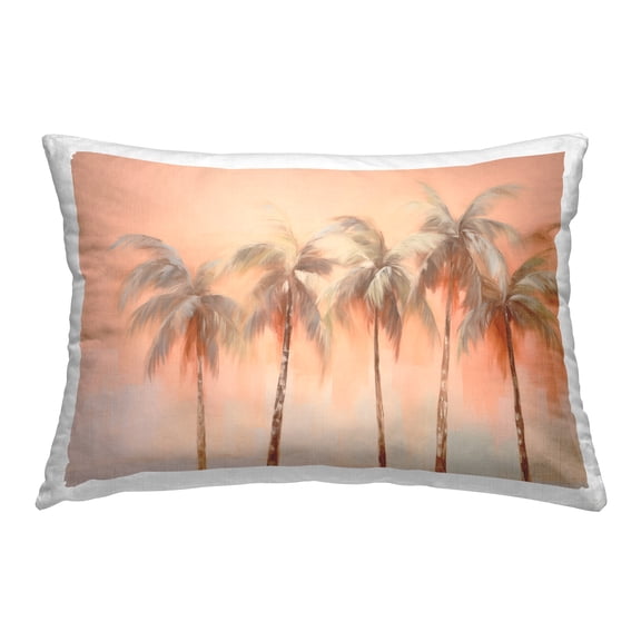 Stupell Industries Soft Palm Tree Lineup Decorative Printed Throw Pillow Design by Arlington Prints.