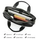 thumbnail image 5 of Maletín de negocios para hombres, bandolera de cuero, bandolera para Negro Colcomx Maletines, 5 of 8