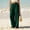 Army Green, variant on Linen Cotton Wide Leg Pants For Women Garden Party Elastic Waist High Waisted Summer Solid Simple Matching Resort Casual Laid Back Polished Look Polished Casual Wear For Trips Pink L