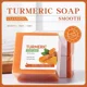 thumbnail image 2 of Hand Made Turmeric Soap Body Cleaning Lightening Dark Underarm Leg Body Cleansers Brightening Face Soap Tender Skin Care Beauty, 2 of 5