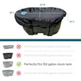 thumbnail image 2 of Polar Protector 150-Gallon Oval Stock Tank Cover – 600D Waterproof Lid for Cold Plunge, Livestock & Garden, 2 of 6