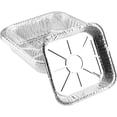 thumbnail image 6 of 40 Pack 8" x 8" Square Aluminum Foil Pans with Clear Lids, Disposable Foil Containers Aluminum Foil Trays for Cooking, Baking, Storing, Silver, 6 of 6