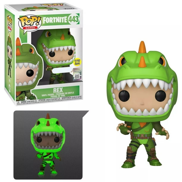 Fortnite Funko Pop Games Rex Vinyl Figure Glow In The Dark Walmart Com Walmart Com
