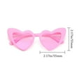 thumbnail image 4 of Costume Accessories Heart Glasses Boys Girls Heart Shaped Street Shooting Sunglasses Kids Sunglasses Children Sun Glasses BLACK, 4 of 8