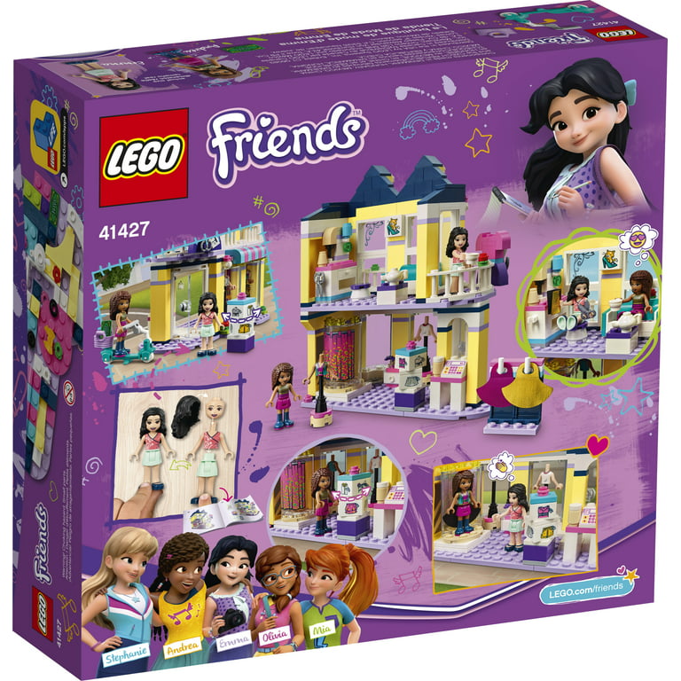 LEGO Emma's Fashion Shop Building Toy for Kids 41427 Comes with Fashion Designer Mini-Dolls (343 - Walmart.com