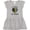 AC-Heather Grey, variant on Inktastic Dispatcher Daddy Gold Line Emergency Girls Toddler Dress