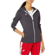 ASICS Womens Team Train FZ Hoody Jacket, Grey, X-Small