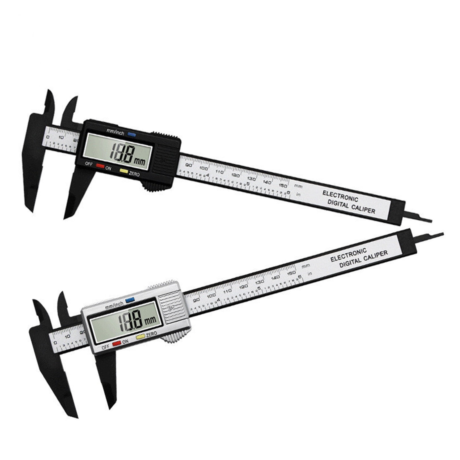 Digital Caliper 6 Inch Electronic Vernier Caliper 0-150mm Calliper Micrometer Digital Ruler Measuring Tool 0.1mm ,Easy to Operate