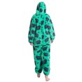 thumbnail image 4 of Mono con Capucha Difusa Ropa de Dormir Lindo Estampado de Animales Cálido Manga Larga Pantalones Largos Pijamas de Lana Mono para Mujeres Hombres Tipo 6 S, 4 of 6