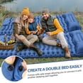 thumbnail image 6 of Camping Sleeping Pad with Air Pillow for Backpacking Hiking Traveling 75.60 x 22.83 x 2.40 in, 6 of 8
