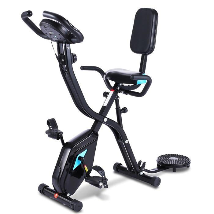 Details about   Indoor Exercise Folding Bike Home Stationary Calories Burnt Cycle LCD 10 Level 