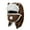 Coffee, variant on Winter Boy Trapper Trooper Hat Outdoor Warm Girls Ski Cap Windproof Mask Ear Flaps Hats for Kids