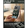 thumbnail image 4 of Soporte tipo cartera i-Blason para iPhone MagSafe con RFID, color verde, 4 of 8
