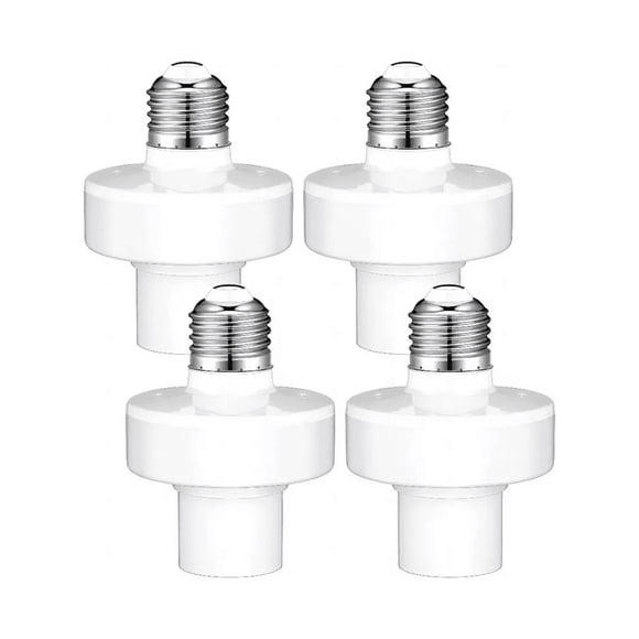 Adaptador De Foco Led Inteligente Wifi E27/e26, 4 Piezas