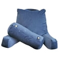 thumbnail image 2 of Reading Pillow Bedding Wedge Shredded Backrest Cushion with Arms, 2 of 7