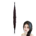 thumbnail image 1 of Adjustable Braided Hair Wrap, Magnetic Clip-In Ponytail Extension for Fishtail & Updo Styles, 1 of 8