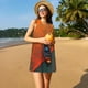 thumbnail image 3 of Disketp Orange Net Fishing Boat para Vestido sin Mangas para Mujeres, Vestidos de Verano para Mujeres, Casual y Holgado para la Playa, 3 of 7