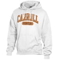thumbnail image 2 of Men's Comfort Wash  White Carroll University Pioneers Lightweight Fleece Pullover Hoodie, 2 of 3