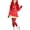 Red-5, variant on KAWELL Princess Red Costumes Outfits with Gloves Halloween Wonderland Cosplay Dress Up 4-13 Years