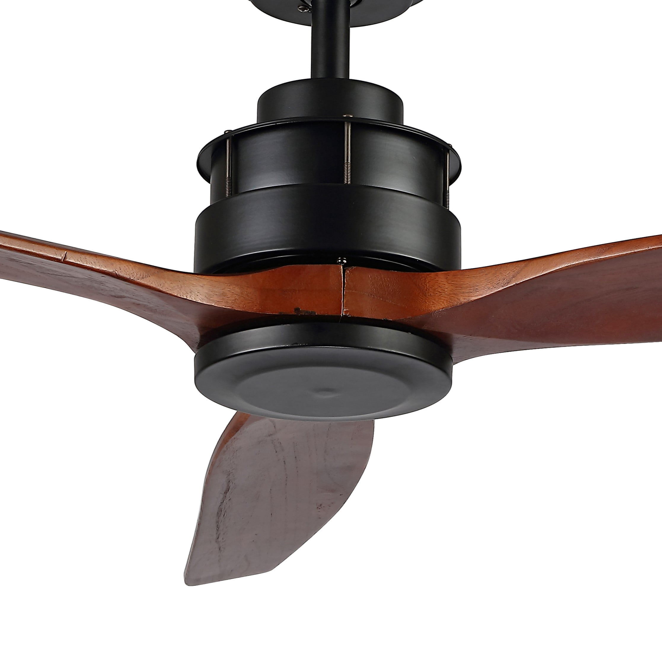 Safavieh Farla 52" Black Contemporary Ceiling Fan with Remote Control