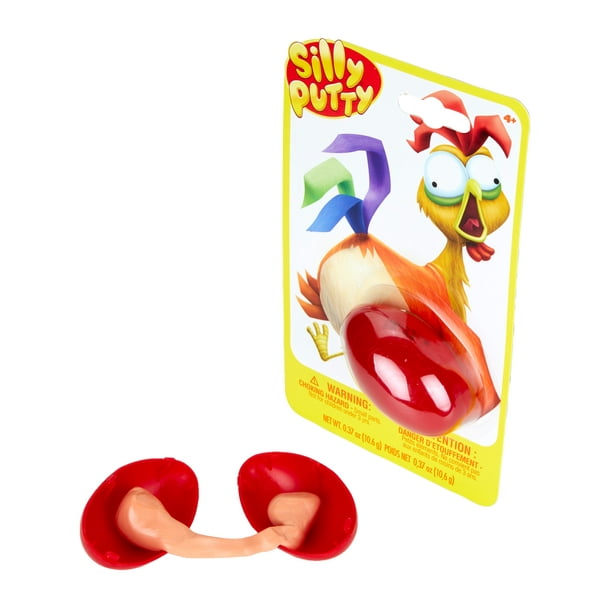 Crayola Silly Putty Classic Egg Premade Clay like Material, 1 Count Red
