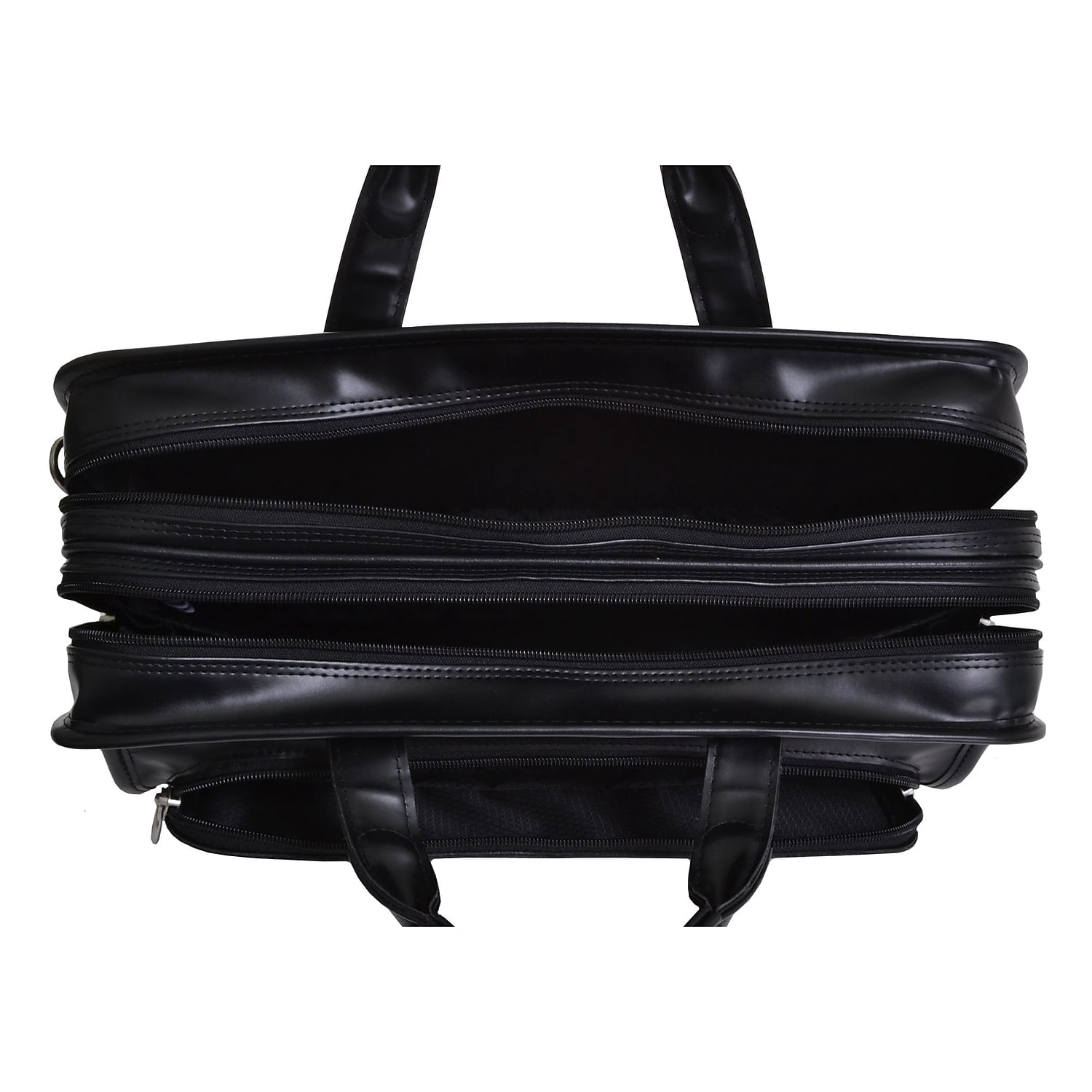 HUBBARD | 15” Leather Dual-Compartment Laptop Briefcase
