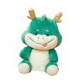 thumbnail image 3 of Muñeco de peluche Baoblaze dragón 25cm verde para decoración de escritorio, 3 of 8