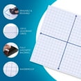 thumbnail image 3 of Tableau Magnétique, Grille Effaçable à Sec, Papier Magnétique pour Tableau Blanc, 26”x26”, Blanc, Laminé, Tableau de Graphisme Effaçable à Sec, Lignes de Coordonnée XY, Graphisme Mathématique, Plan de Coordonnée, École, 3 of 7