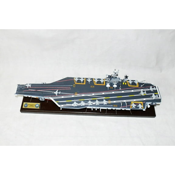 USS George Washington CVN-73 Aircraft Carrier Model,Navy,Scale Model,Mahogany,Nimitz Class