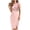Pink, variant on Qiopertar Women's Party Dress Sleeveless Sequin Patchwork Slim Fit Split Cocktail Dress Elegant Evening Gown, Black S