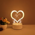 thumbnail image 6 of 3D LED Night Light With Soft Soothing Glow For Bedroom Or Living Room Acrylic And PVC USB Powered, 6 of 7