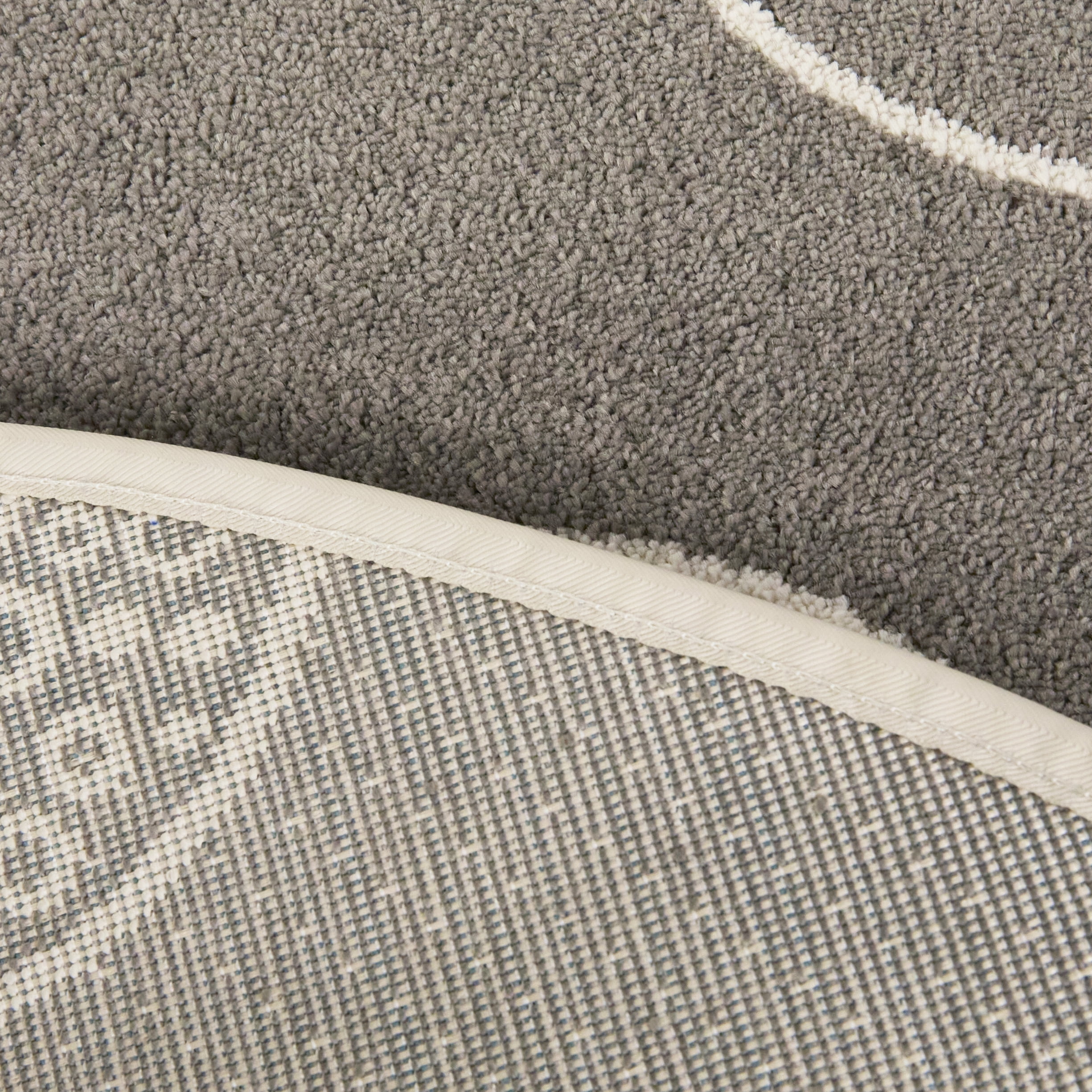 Mainstays Grey Space Round Indoor Rug, 47" Round