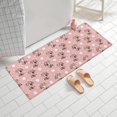 thumbnail image 2 of Pink Cow Strawberry Hat Pattern Bathroom Rugs Mat,Non Slip Microfiber Bathroom Rug,Rubber Backing,Soft Bathroom Mats for Bathroom Floor,Tub and Shower,60x24in(150x60cm), 2 of 5
