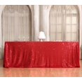 thumbnail image 3 of GFDYREE Nappe à Paillettes, Rectangulaire, 50"x80 Pouces, Rouge Foncé, 3 of 6