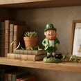 thumbnail image 4 of Nilvkv St.Patrick's Day Gnome Doll, Plush Leprechaun Ornament Irish Themed Decor for Table Shelf Centerpiece Home Decor, St Patricks Day Decorations, 4 of 7