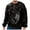 Black, variant on Long Sleeve Shirts for Men Men Carnival Sequin Flip Over Feature Trendy Round Neck Hooded Sweatshirt Casual Sweatshirt Casual Cute Baggy Mens Thin Flannel for Mens with Pockets Green XL