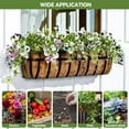 thumbnail image 3 of 2Pcs Trough Coco Liner 24" Coco Coir Liners for Planters, Liners for Window Boxes Liners, Wall Basket Planters, Railing Hanging Baskets, Garden Planter Baskets, 3 of 10