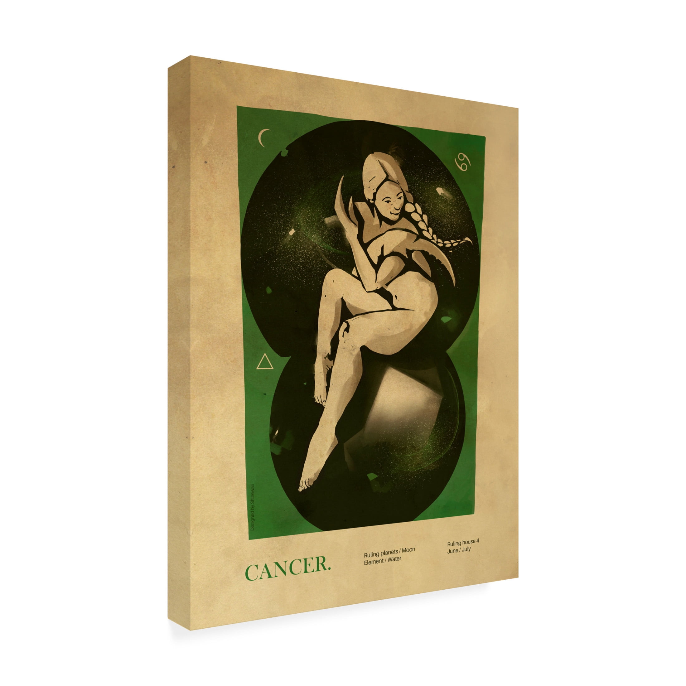 Trademark Fine Art Dionisis Gemos Cancer print Canvas Wall Art