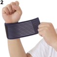 thumbnail image 3 of Duixinghas Unisex Nylon Black Compression Brace Wraps, 40cm x 7.5cm, 3 of 6