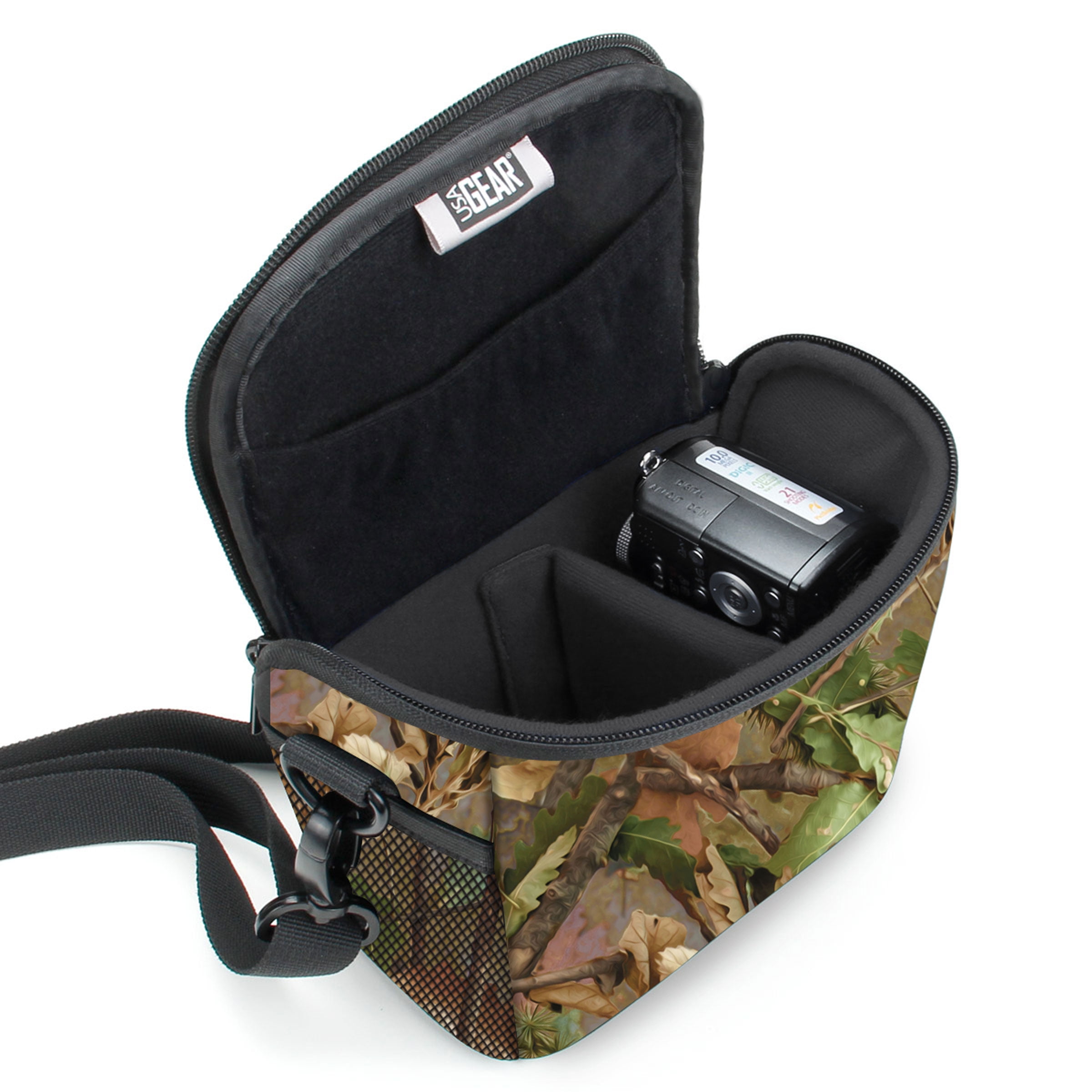 USA GEAR Bridge Camera Bag (Camo Green) - Walmart.com