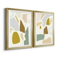 thumbnail image 2 of Wexford Home Pastel Splotches I Premium Framed Print, 18.5" x 24.5" - Ready to Hang, Gold (Set of 2), 2 of 9