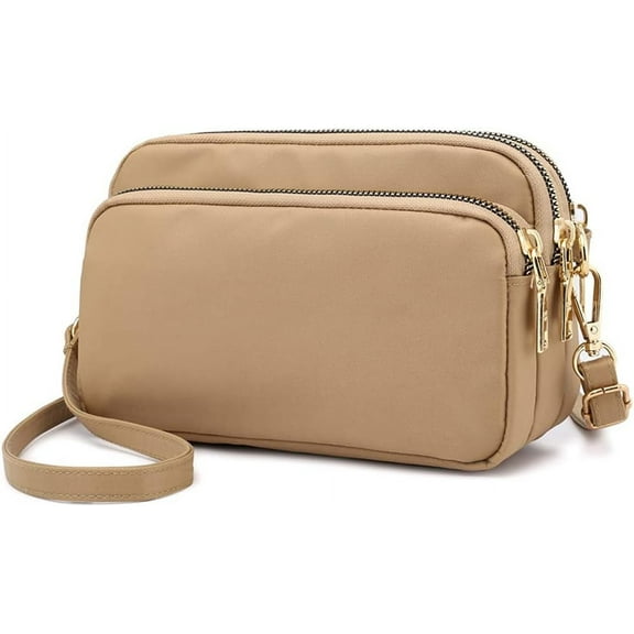 HMSHA Crossbody Bag for Women, Lightweight Shoulder Purse Nylon Shoulder Bag Satchel Small Pocketbooks