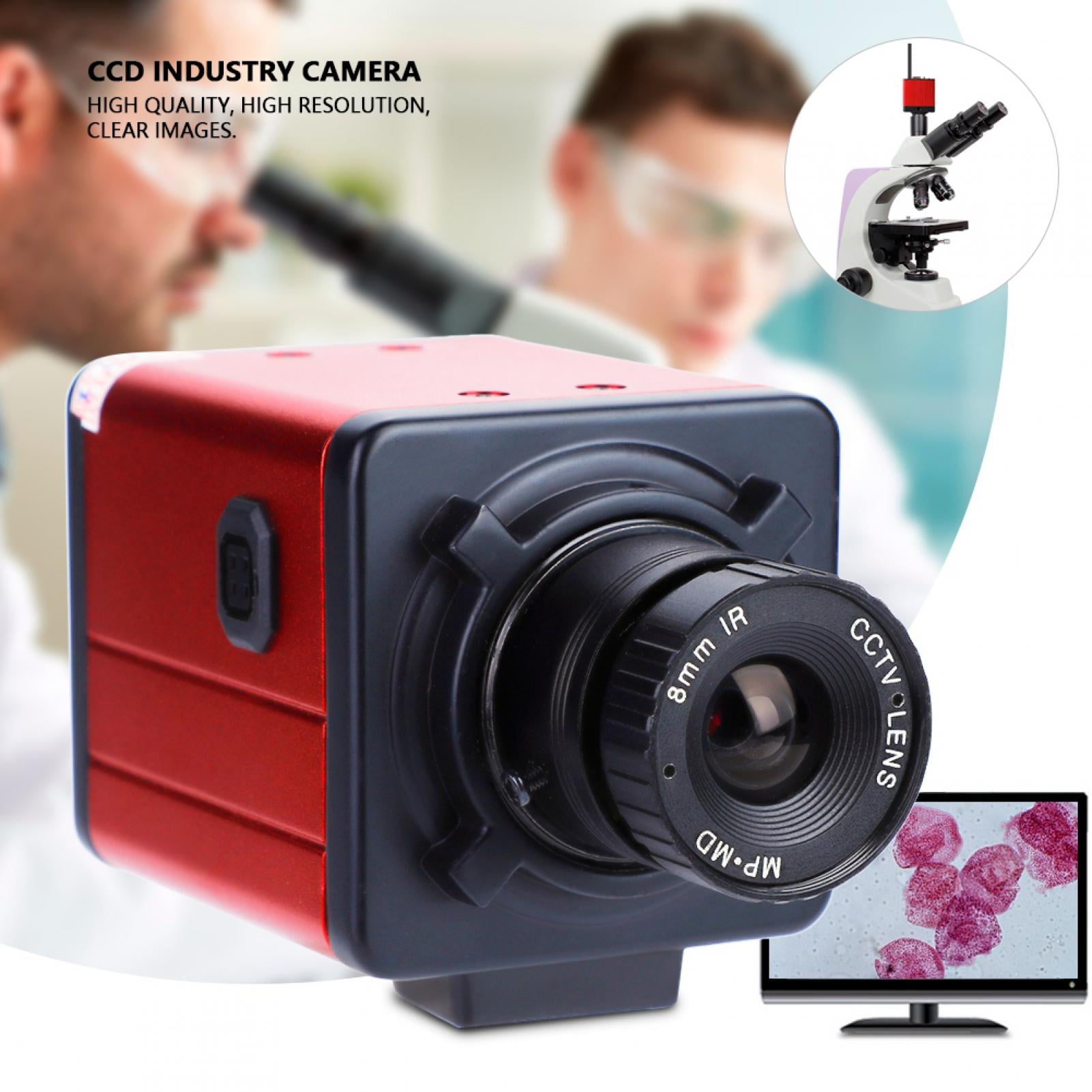 1200 TVL Digital Eyepiece Machine Vision for Industrial Testin Digital CCD Industry Camera US Plug 100-240V Video Recorder