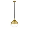 thumbnail image 5 of Innovations Lighting  Edison Hampden - 1 Light 13" Cord Hung Pendant Matte White/Brushed Satin Nickel, 5 of 5