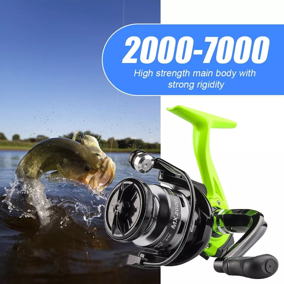 Lightweight Fishing Reel Spinning Reel 6KG Max Drag 5.2:1 Ratio Fishing Access