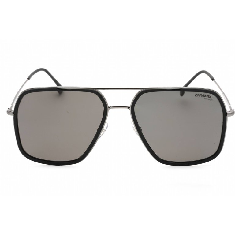 Carrera Polarized Grey Navigator Sunglasses, Matte Black  display picture 3