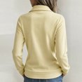 thumbnail image 6 of Shihyeh Women's Cowl Neck Hooded Sweatshirt Long Sleeve Front Pocket Casual Warm Top for Women, 6 of 6