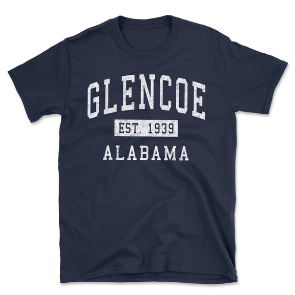 Glencoe Alabama Classic Established Men's Cotton T-Shirt