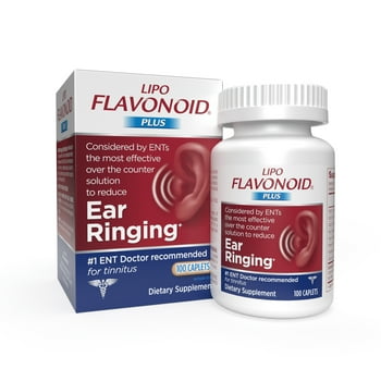 Lipo-Flavonoid Plus, Tinnitus  for Ear Ringing,  Supplement, 100 Cets