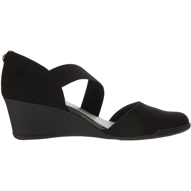 Anne klein women's corner wedge sale pump